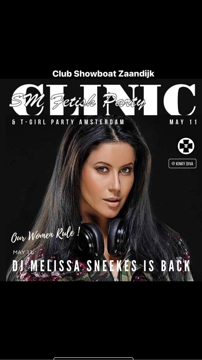 Zonder een goede DJ geen goed feest. Daarom hebben we op 11 mei weer een fantastische line-up 🎵✅ Goed nieuws: Melissa Sneekes is back ‼️ en we kijken er naar uit om haar weer te horen! Don't miss it! Wil jij ook een heerlijke avond hebben? 🥂🥂🥂clinicparty.eu