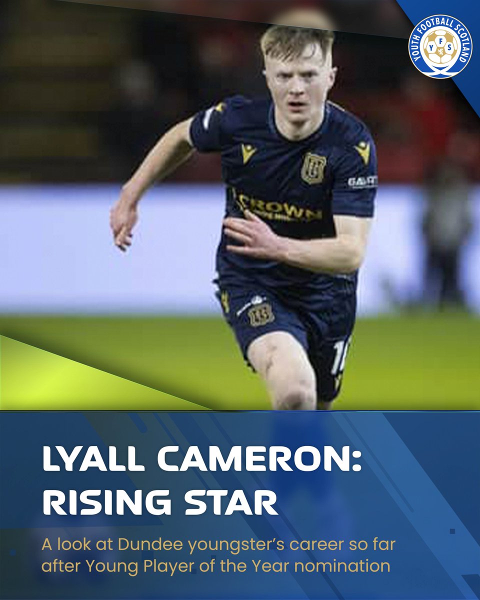𝗙𝗘𝗔𝗧𝗨𝗥𝗘 ✍️ Lyall Cameron has played a pivotal role in the Dark Blues bouncing straight back up to the Premiership at the first time of asking and has excelled as his side finished in the top half of the table. @MackKelly67 reports ➡️ yfs.news/lyallcameronfe…