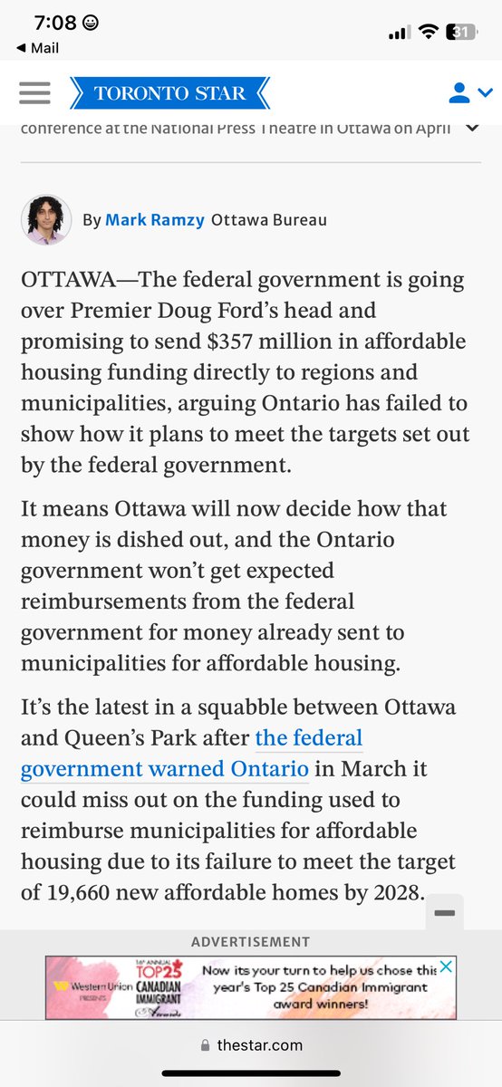 Trudeau government bypasses Doug Ford, sending housing money straight to Ontario municipalities thestar.com/politics/feder… via @torontostar
Conservative governments are failing us and making provincial governments obsolete. 🧐 #ontpoli