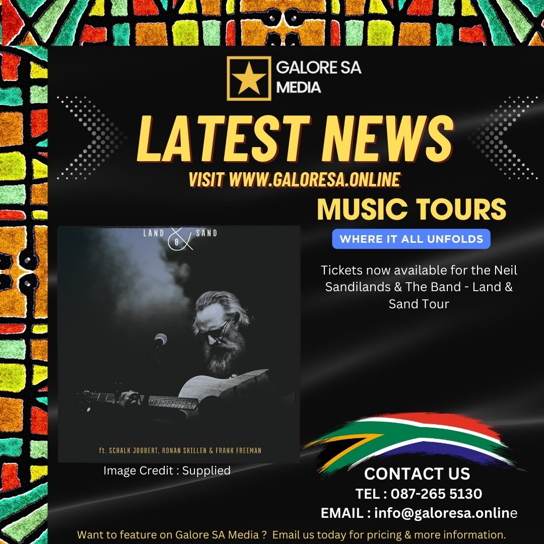 The EMMY-nominated actor and SAMA-nominated musician, Neil Sandilands, confirmed in April that he and his band (Schalk Joubert, Frank Freeman & Ronan Skillen) will once again embark on a nationwide tour in the winter of 2024. Unfold Here : galoresa.online/9mb2 Or visit…
