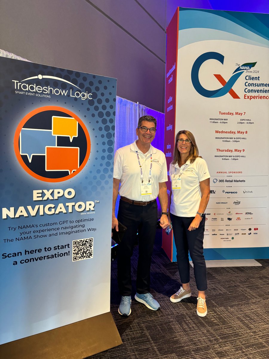TradeshowLogic's tweet image. #TheNAMAShow kicked off yesterday with its most impressive edition yet! 370+ exhibitors and an audience of nearly 5,000 industry professionals.

@NAMAvending #ImaginationWay #TradeshowLogic #SmartEventSolutions