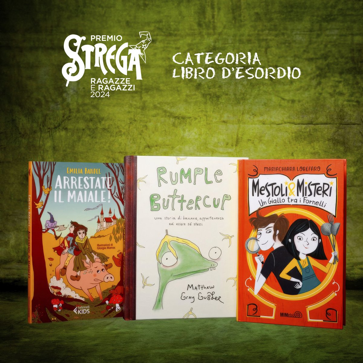 Venerdì 10 maggio, ore 13 @SalonedelLibro Arena Bookstock #PremioStregaRagazzeeRagazzi2024 Annuncio del libro vincitore per la categoria Libro d’esordio e delle terne finaliste per le categorie 6+, 8+ e 11+. Conducono Alessandro Barbaglia e Marcella Terrusi.