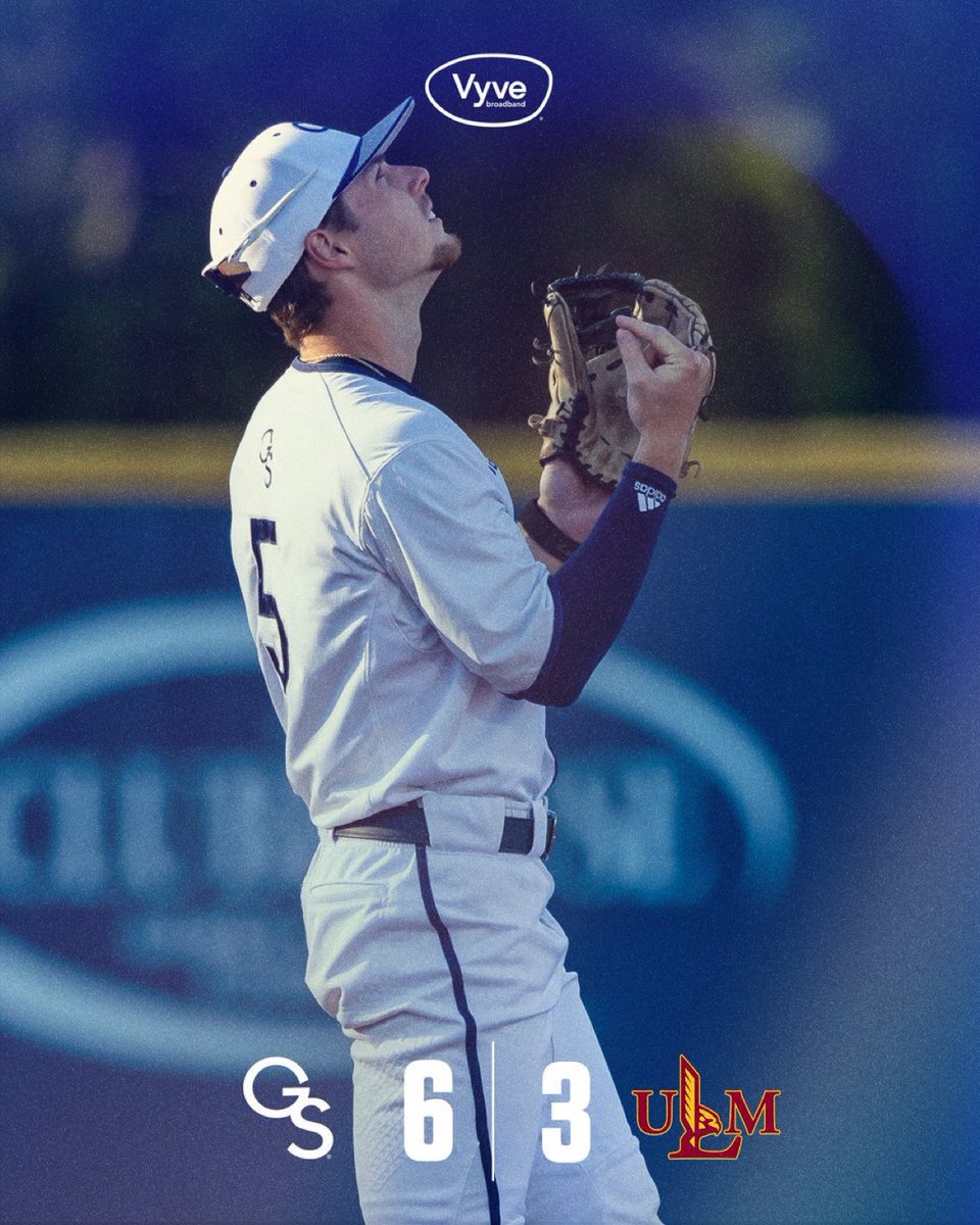 𝗧𝗲𝗮𝗺 𝗼𝗳 𝘁𝗵𝗲 𝗪𝗲𝗲𝗸 ⚾️ Another sweep in the books for @GSAthletics_BSB! 🧹🧹🧹