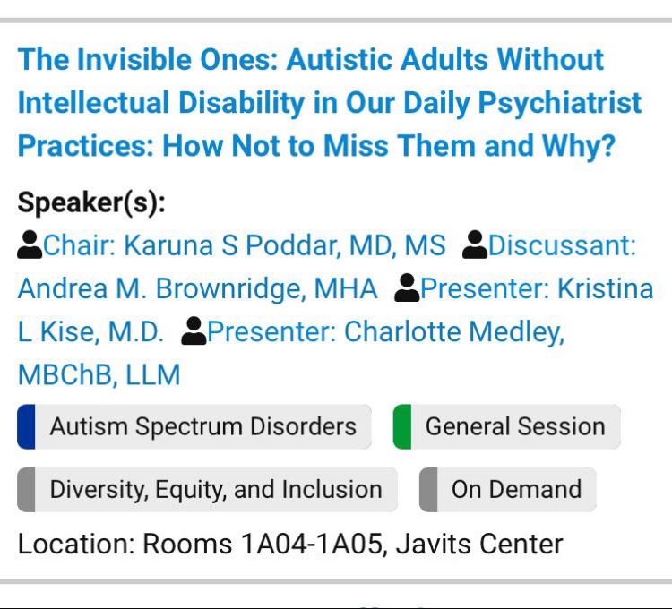 Today 18.30 GMT at #APAAM24 Thanks to our US Psych Lead @bernaharbor for establishing the Autism without intellectual disability working group @APApsychiatric & to all for this 1st output 👏 @conor_davidson @DrLadeSmith @raj_psyc @HariSri108 @WPA_President @RANZCP @CPA_APC