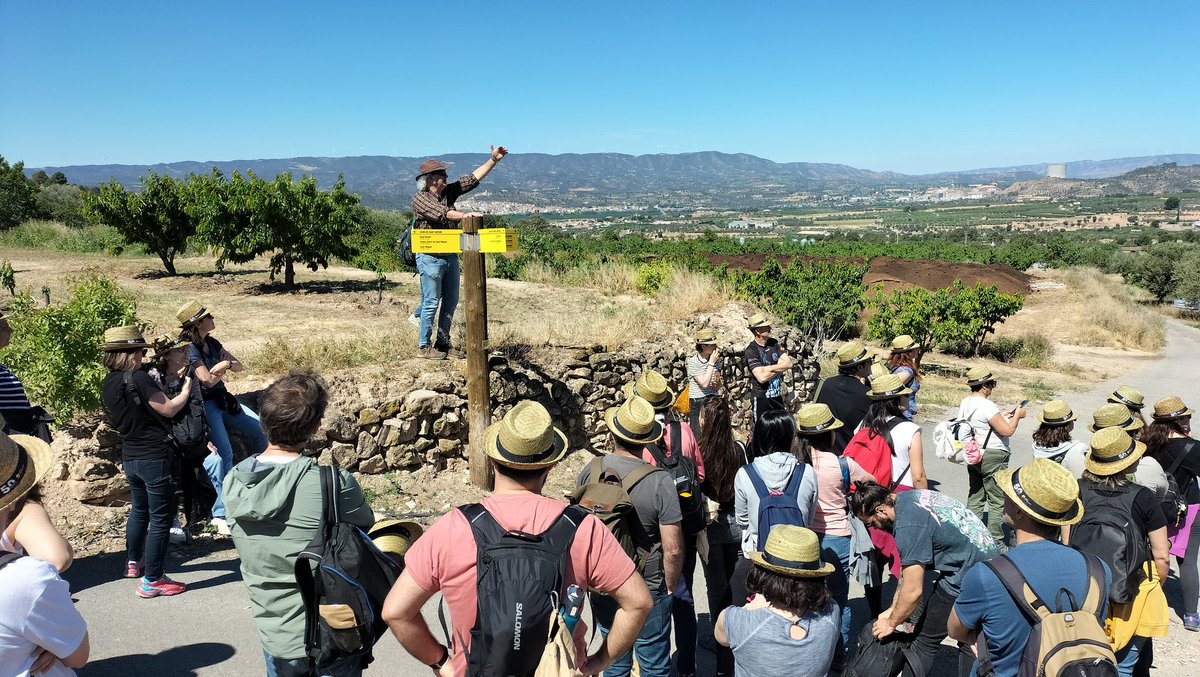 👥 Avui trobada de treballadors d'@uniopagesos i @agroxarxa a #LaTorredelespanyol 🍒Donem a conèixer una de les millors terres del cultiu de la cirera