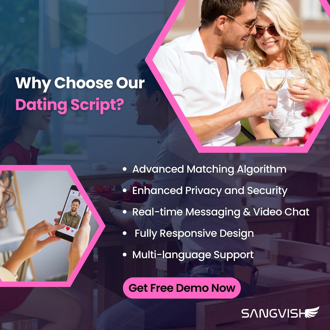 SangVishTech's tweet image. Swipe right on success! With our dating script, you hold the key to crafting the ultimate online dating experience.
visit: sangvish.com/dating-script/
#datingscript #datingapp #onlinedatingscript #sangvish #businessideas #Startup