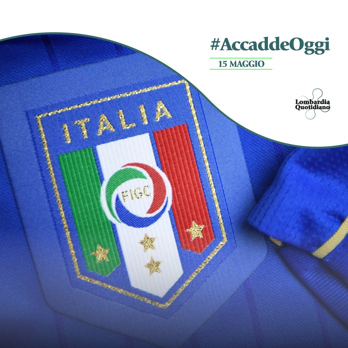 #15maggio #AccaddeOggi Nel 1910 esordiva la Nazionale di calcio italiana. Gli azzurri scendevano in campo all’Arena Civica di Milano contro la Francia davanti a 4mila spettatori. L’Italia, allenata da Umberto Meazza, vinse 6 a 2