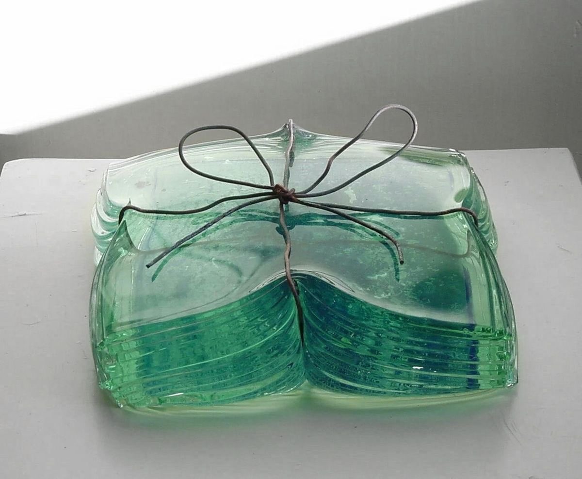 Glass Sculpture By Hennie Elzinga.