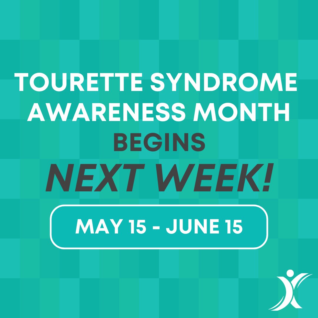 We're excited for another Tourette Syndrome Awareness Month (May 15 - June 15) to begin!🩵 Get ready for more valuable resources, events, and even a new social media campaign, all designed to raise awareness of #TouretteSyndrome and other #TicDisorders and support our community!