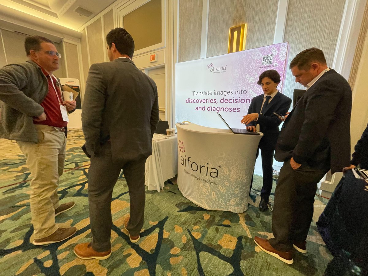 Today Aiforia's team is also at the Digital Pathology & AI Congress: USA organized by Global Engage on May 7-8 in San Diego, CA! See AI in action at booth 14, and meet our experts to find out more: hubs.la/Q02wwRvY0