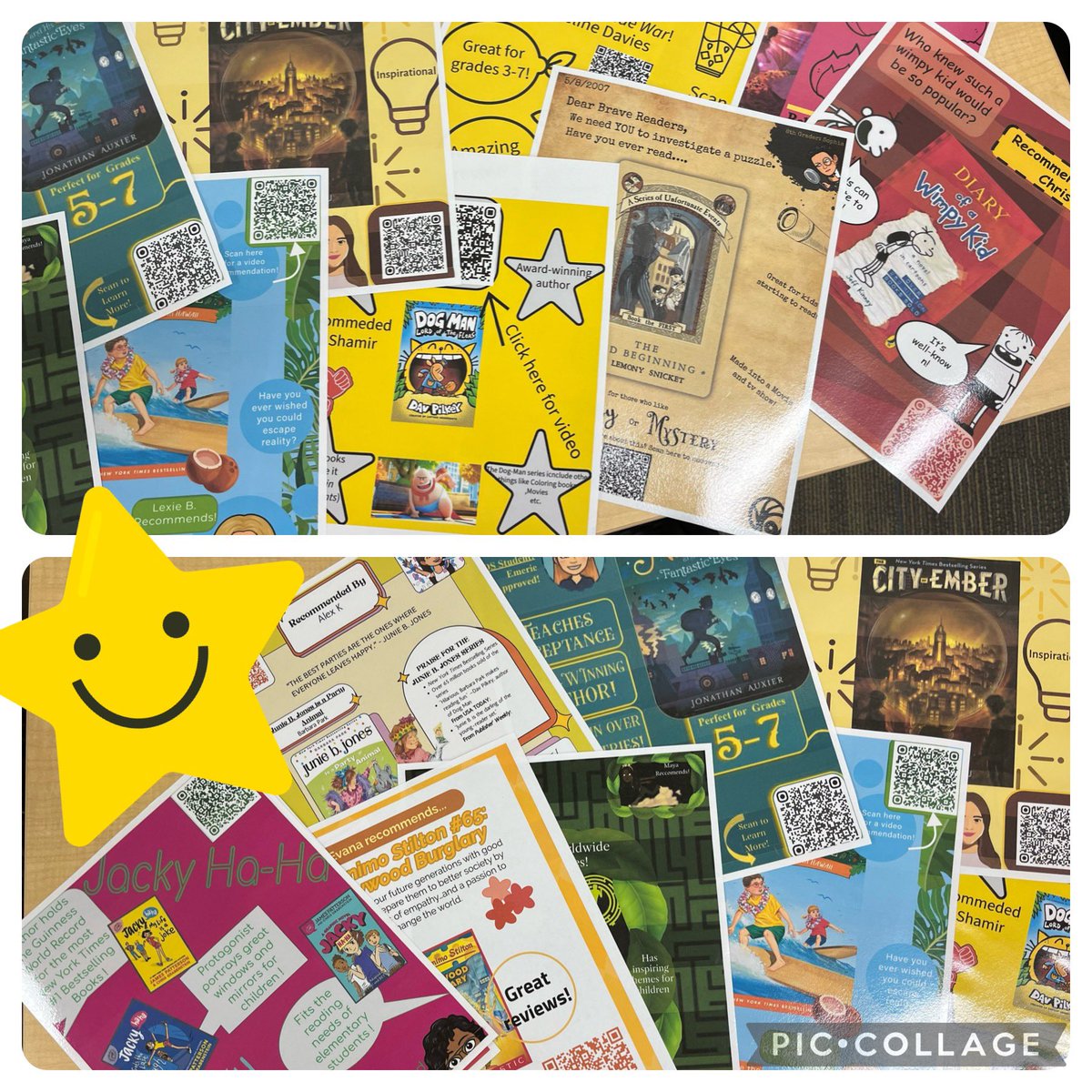 Look at these ⭐️s! These posters from @MsKilczewski turned out great! Love the culmination of the project, collaboration, and research that went into these from so many stakeholders. Looking forward to the installation for summer reading in Bayside Public Library! @vblms #vblms