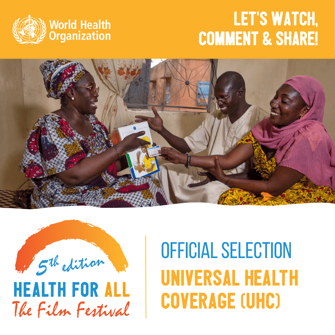 🌍 Health stories on your screens! Dive into our #Film4Health festival showcasing films on mental health, chronic diseases, and more under Universal Health Coverage. 🎬 Watch, comment, and share! bit.ly/3J6wPYa #HealthForAll