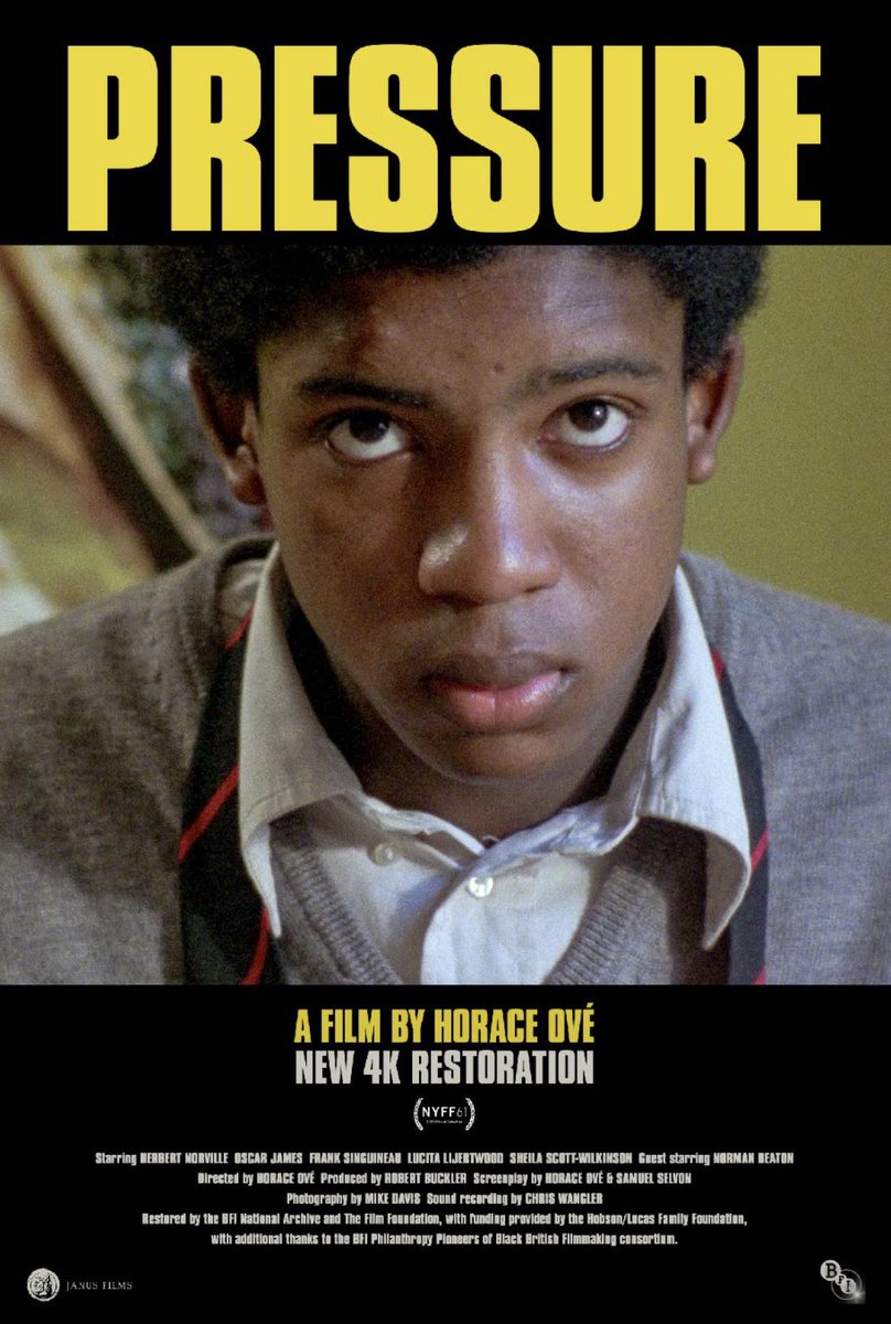 The 4K restoration of Horace Ové's groundbreaking film “Pressure' — the first Black British narrative feature film — opens May 10 at @BAMfilmBrooklyn. Get 🎟️ at the link: bam.org/film/2024/pres…