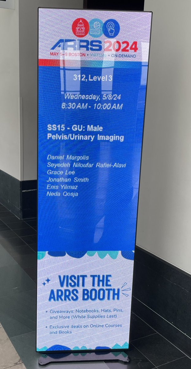 Presenting our three abstracts on PSMA-PET at #ARRS24 was an incredible experience! I want to extend my heartfelt thanks to my mentor, @vyaghmai, for their unwavering support throughout these projects