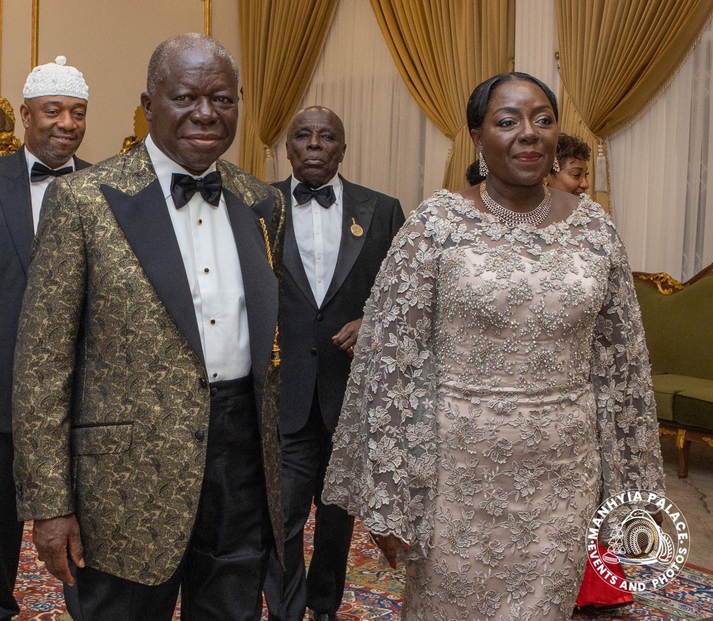 'I met Otumfuo 22 years ago when I was in charge of legal affairs at Ecobank. Ecobank was inaugurating a branch in Kumasi and Otumfuo was in attendance. I was asked by my managing director to give a vote of thanks.” - Lady Julia disclosed how she met Otumfuo Osei Tutu II