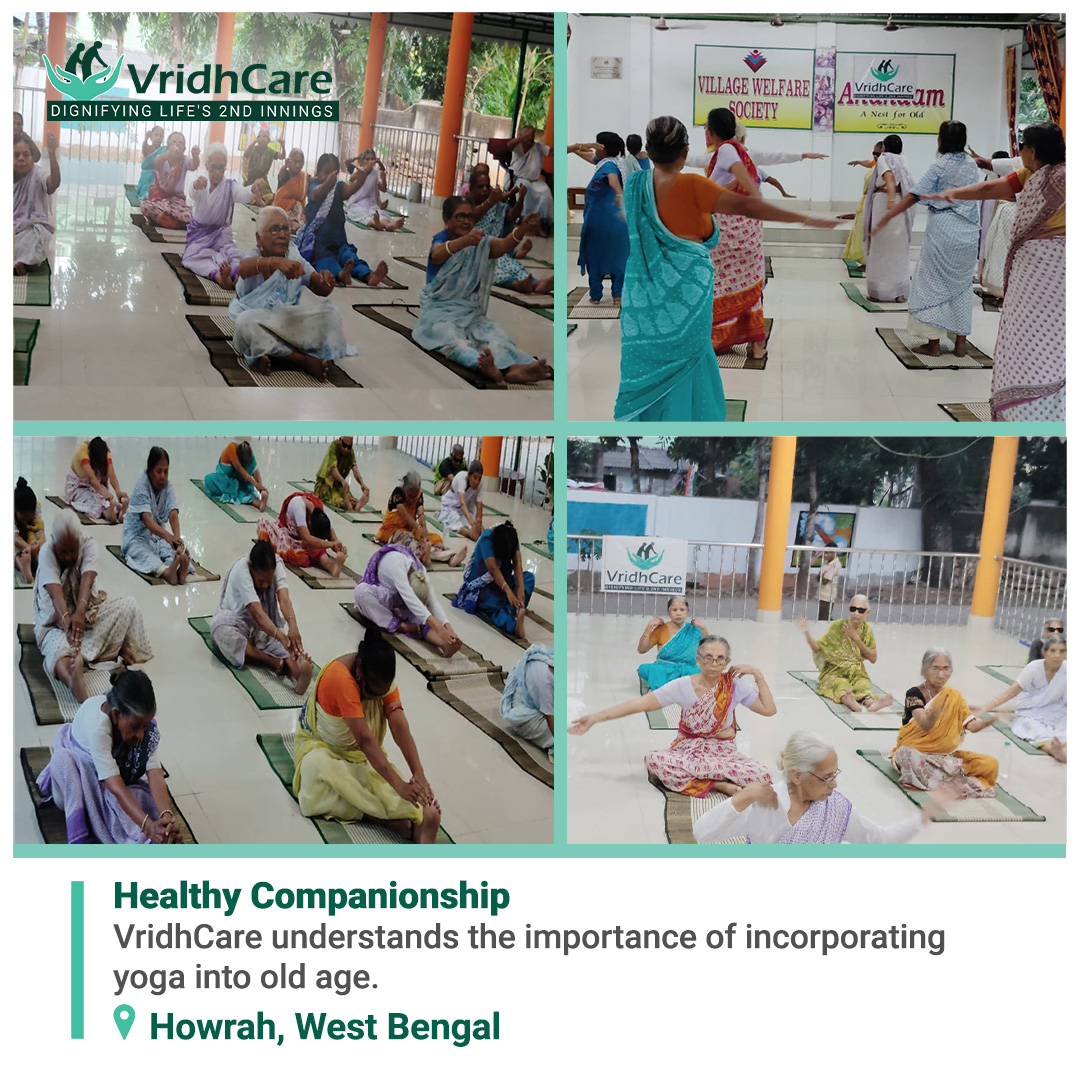At VridhCare, we believe that yoga is very important for the overall well-being of our senior citizens and their health is our utmost priority.

@gargi_lakhanpal @MSJEGOI @NITIAayog

#VridhCareSessions #OldAgeHome #VridhCareFoundation #YogaSessions #Yoga #Howrah #WestBengal