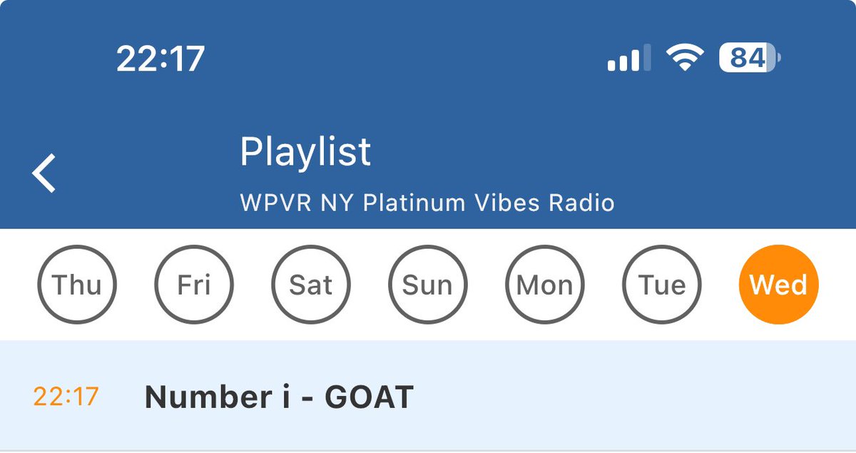 Dear @platinumvibes8 🗽💞🗻

Thank you for playing 
✨' #GOAT“  by #Number_i ✨
  🔥🐐🌠彡🐐🌠彡🐐🌠彡🔥

I love this song and will request it again!
Thank you from Japan

#wpvr #wpvrrequests