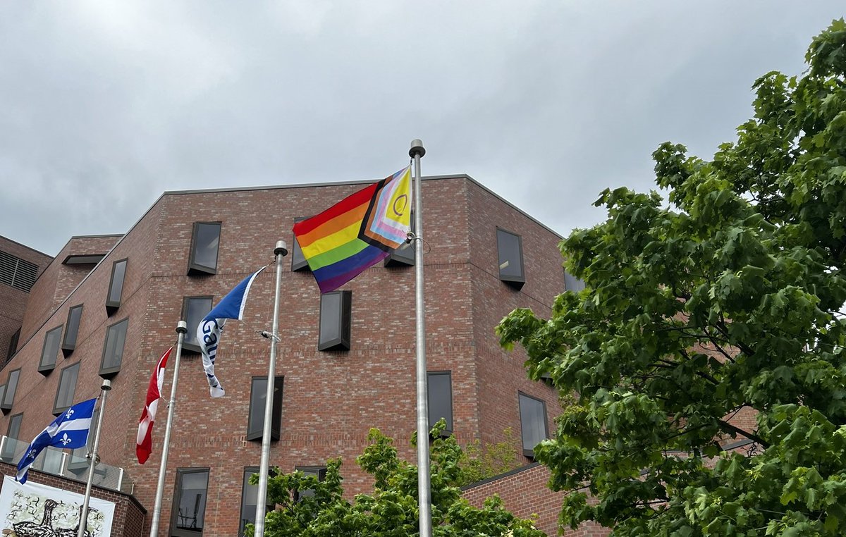 🏳️‍🌈 Aujourd’hui la Ville de #Gatineau a hissé le drapeau progressif pour démontrer son appui à la Journée internationale contre l’homophobie et la transphobie et à toute la communauté LGBTQIA2+. 

Poursuivons les efforts pour l’inclusion.