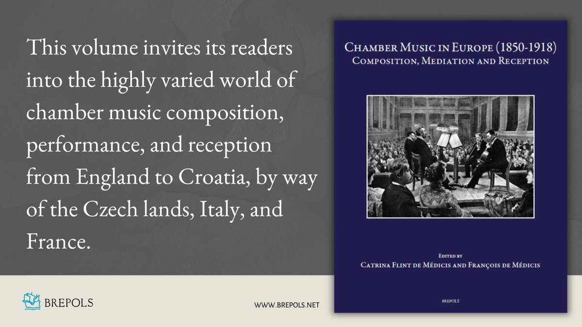 #ChamberMusic in Europe (1850-1918) Composition, Mediation and Reception Edited by Catrina Flint de Médicis, François de Médicis Info: bit.ly/4bafnhE #MusicHistory #ClassicalMusic #Musicology