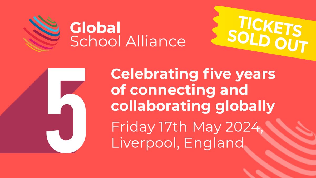 Tickets for our 5th Birthday event in Liverpool are now SOLD OUT! 🥳🎂5⃣ If you missed out, stay tuned to find out how your school can get involved in our birthday celebrations online later this month. #GSATurns5 #GSA5thBirthday