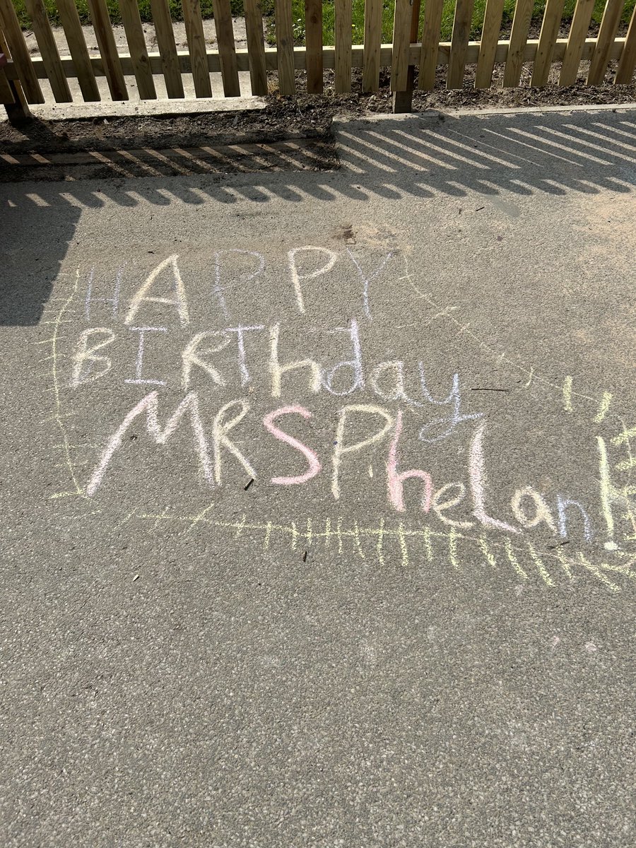 Had a lovely birthday with my class today! The sun shone, they sang to me and we had party rings for snack! What can be better?! #feelingblessed #birthdaygirl