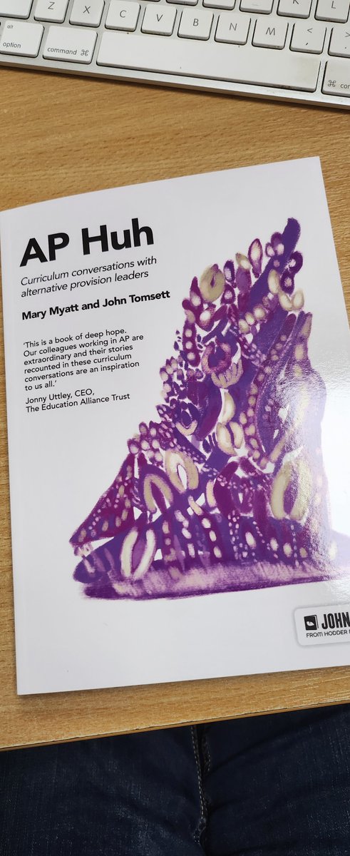 Not long to wait (May 24th (also Bob Dylan's birthday) for the latest and final release in @MaryMyatt & @johntomsett's brilliant HUH series. AP Huh 'paints a hugely positive picture for the future of the curriculum in AP settings' amazon.co.uk/Alternative-Pr…