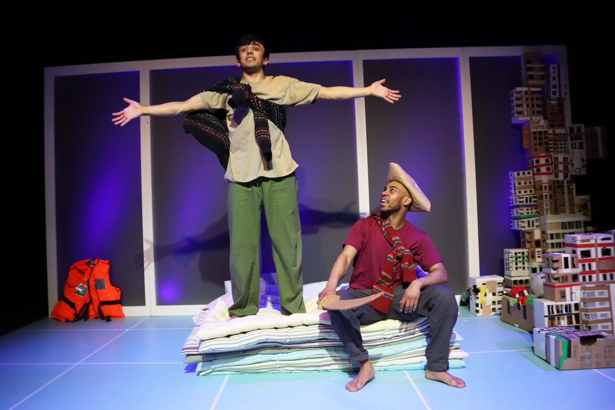 Production photos for #TenInTheBed have been released! We're super proud of our new show that sensitively explores the child refugee experience &amp; celebrates the power of imaginary play. The show's now on tour until 16 Jun (it returns to Half Moon 4-10 Jun)

#KidsTheatre #TYA #PYA