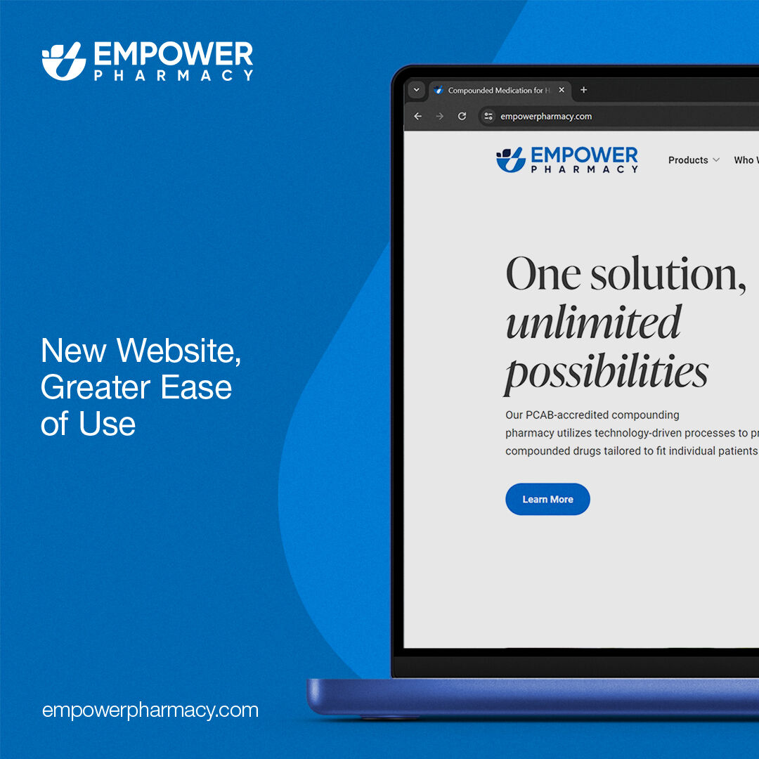 We're thrilled to announce that Empower Pharmacy has a new website! As our patient family grows, so does our commitment to providing seamless service and ease of use. Explore our new website at bit.ly/4bTsXaf. 
 
#innovator #houstonbusiness #affordablecare #websitelaunch