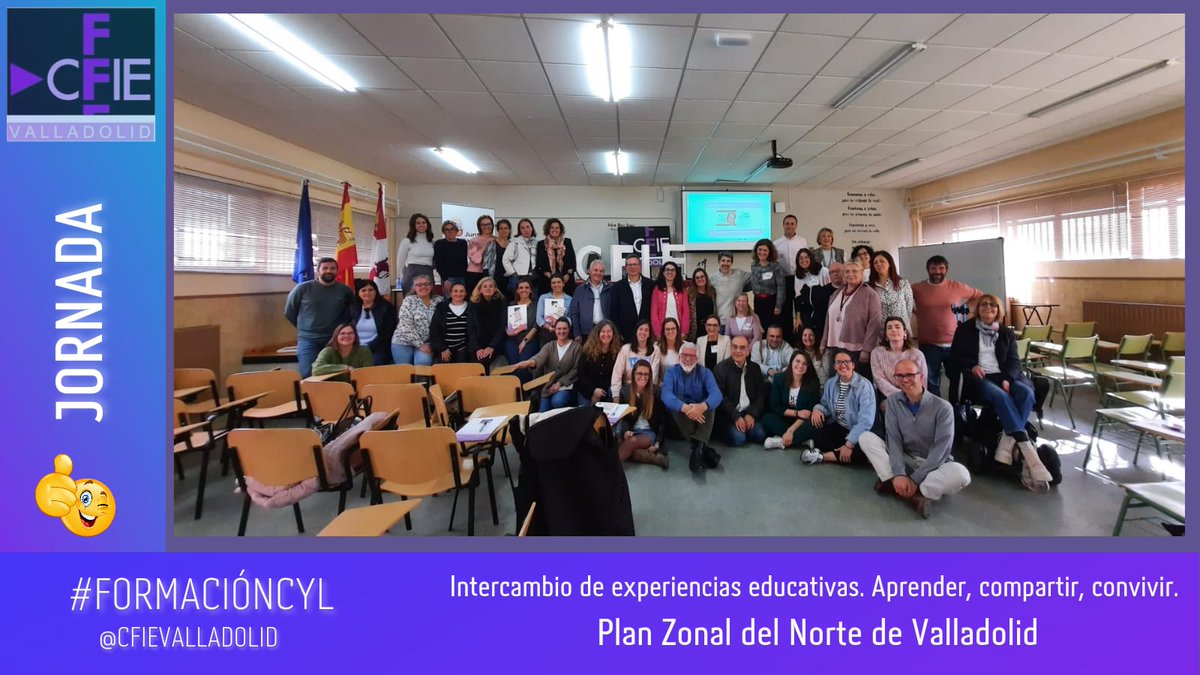 🔚 Clausura de la Jornada de 'Intercambio de Experiencias' en el Plan Zonal del Norte en @iescamposytrzs Agrademos a @GregorioLuri y @juancarlosvice sus enseñanzas y a los docentes su implicación: 1️⃣4️⃣ experiencias 8️⃣ centros Muchas ilusión‼️ 👏🏼👏🏼👏🏼👏🏼 #JExperienciasVa24