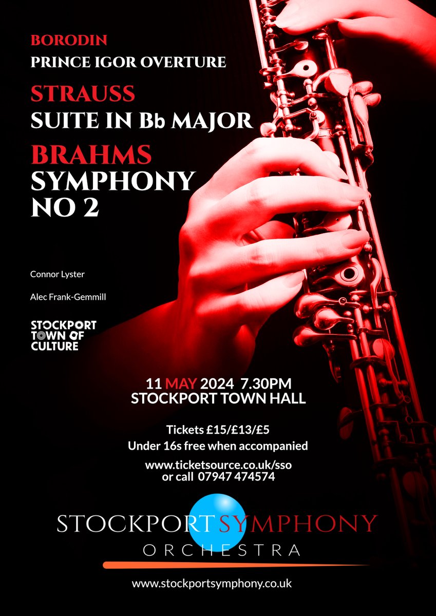 Great concert this Saturday - tickets from ticketsource.co.uk/sso