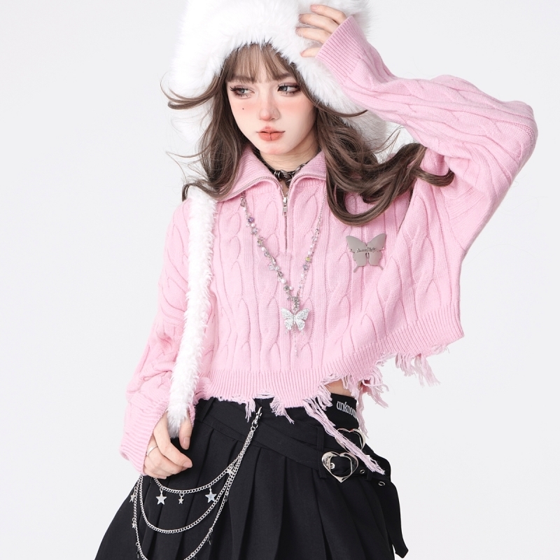 Sweet Girly Style Pink Polo Collar Short Sweater 🎀⭐

🛒Now Acquire:bit.ly/44AvjaL

❤10% OFF Coupon: kawaii10off

📦Free worldwide shipping📦

#kawaiifashion #kawaiishop