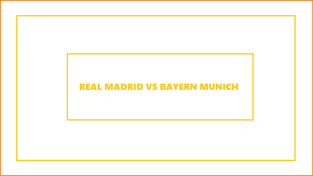 🚨Real Madrid vs Bayern Munich Live.

If Twitter Stream Stops 🔔
Watch. Here👉🏾 @soccer_go_hd

Follow @soccer_go_hd To Update Stream