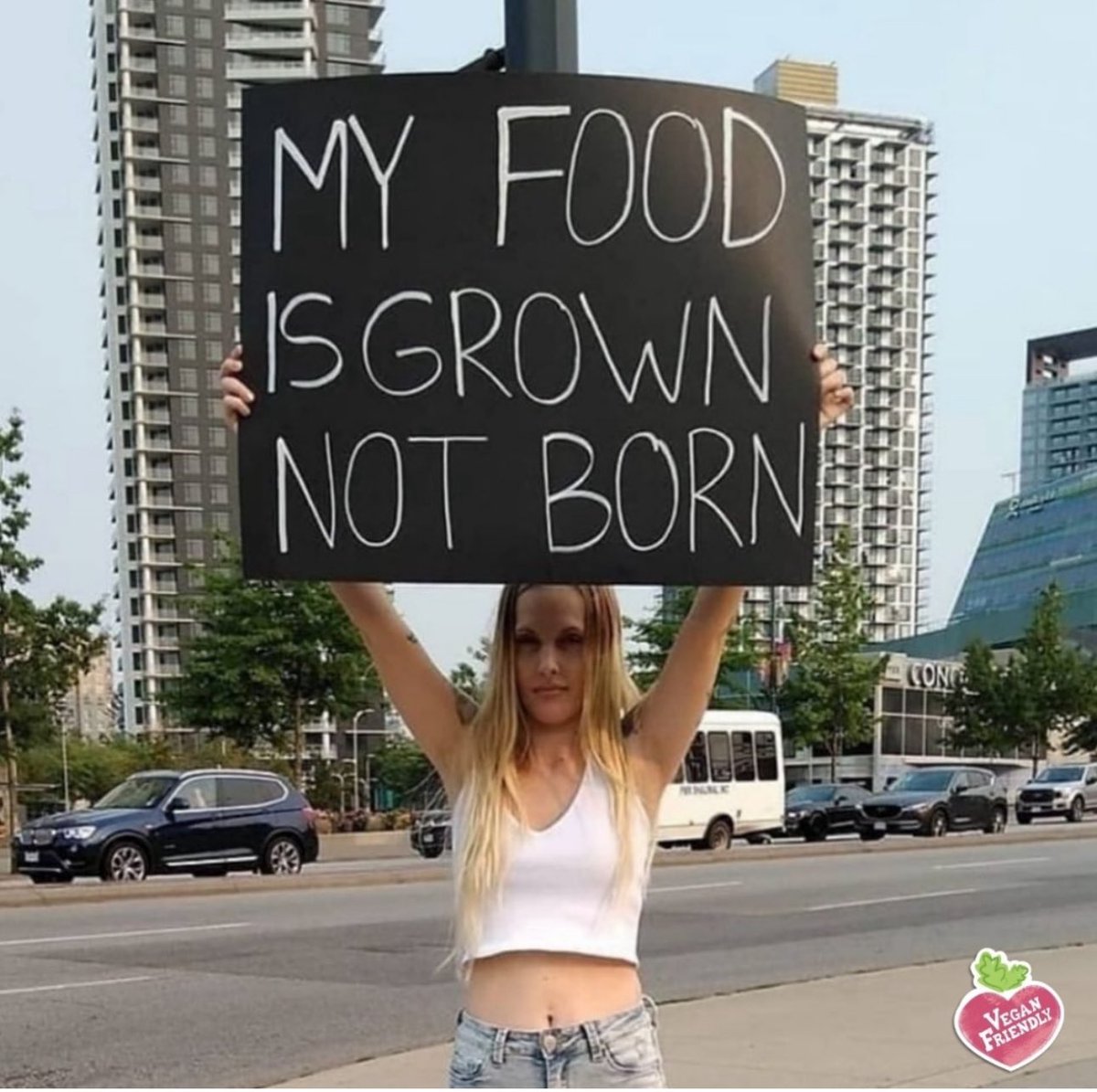 Our food is grown and NOT born 🐮