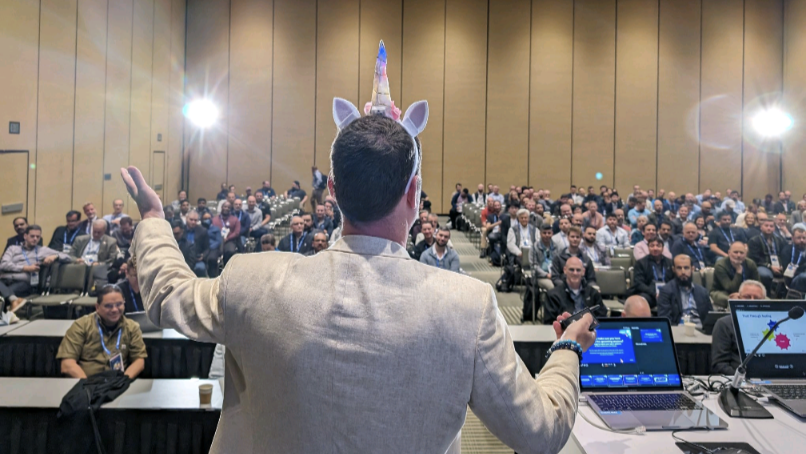 The man. The myth. THE 🦄. @brysonbort #RSA #RSAC #RSA2024 @RSAConference