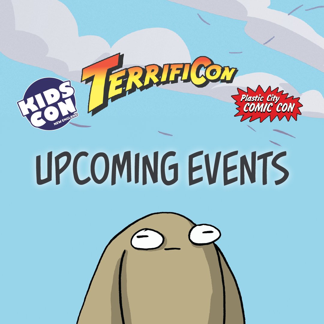 Been having a blast sketching out stickers, tees, and all sorts of goodies featuring my book characters. 

Catch me live this year at: Kid's Con (x2!), Terrificon, and Plastic City!