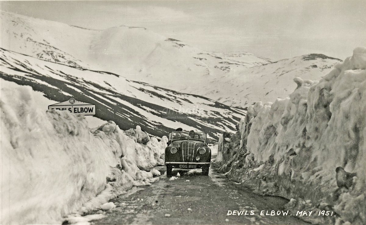 Driving at the Devil's Elbow, May 1951 [source: HLH Archives, D1751_2_1_24]