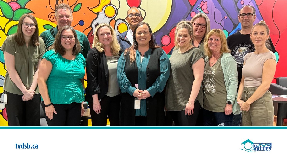 The TVDSB Employee Mental Health &amp; Well-Being Committee wears green to support awareness for Mental Health Week 2024 and the theme of A Call to be Kind! #TVDSBKind