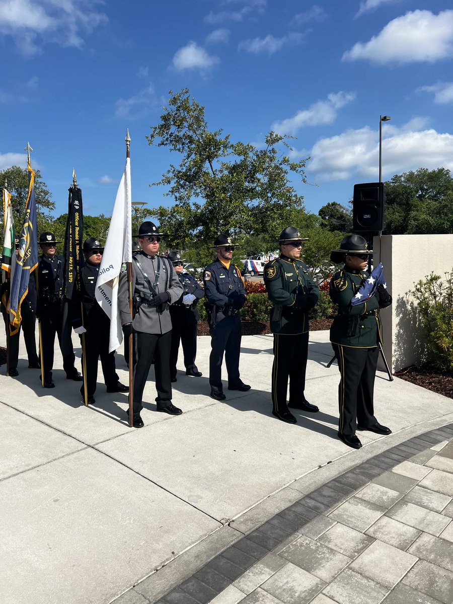 This morning our office attended The 34th Annual Pinellas County Fallen Law Enforcement Memorial to honor the 27 law enforcement officers who have died in the line of duty in Pinellas County. 
We will always remember those who made the ultimate sacrifice protecting our community