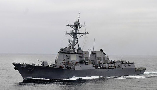 The U.S. Navy announced that a Yokosuka-based 7th Fleet guided-missile destroyer had passed through the Taiwan Strait.

#7thFleet #TaiwanStrait #USNavy