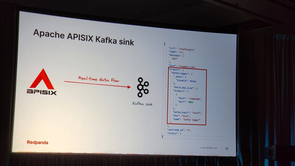 @redpandadata @dunithd @ApachePinot @ScyllaDB @redpandadata uses the same wire protocol as @apachekafka. So you can use it wherever you'd use Kafka. It can connect to any typical Kafka sink. But which one to use? #RTASummit