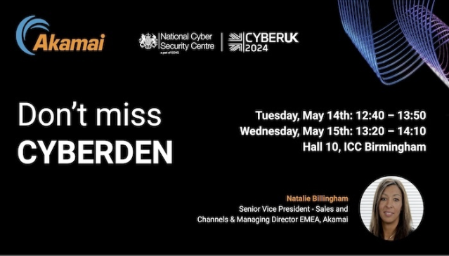 Don't miss @Akamai's Natalie Billingham judging at CyberDen! Witness innovative cyber solutions compete for top honors at #CYBERUK24! Register here. #cybersecurity #AkamaiSecurity @CYBERUKevents bit.ly/3UsdkOW