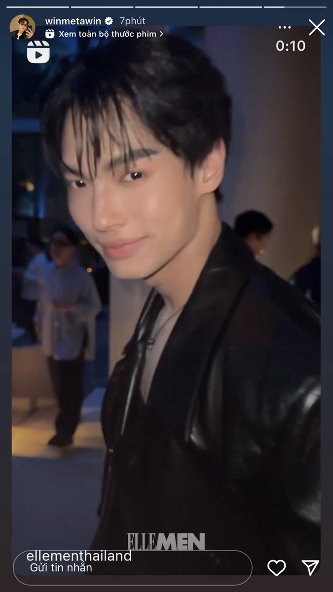P'Win hasn't gone to sleep yet. He just reposted 2 reels of lofficielthailand and ellementhailand on his IG 🤩🖤

WIN AT BANGKOK 3024
#CentralEmbassyXWin 
#winmetawin @winmetawin