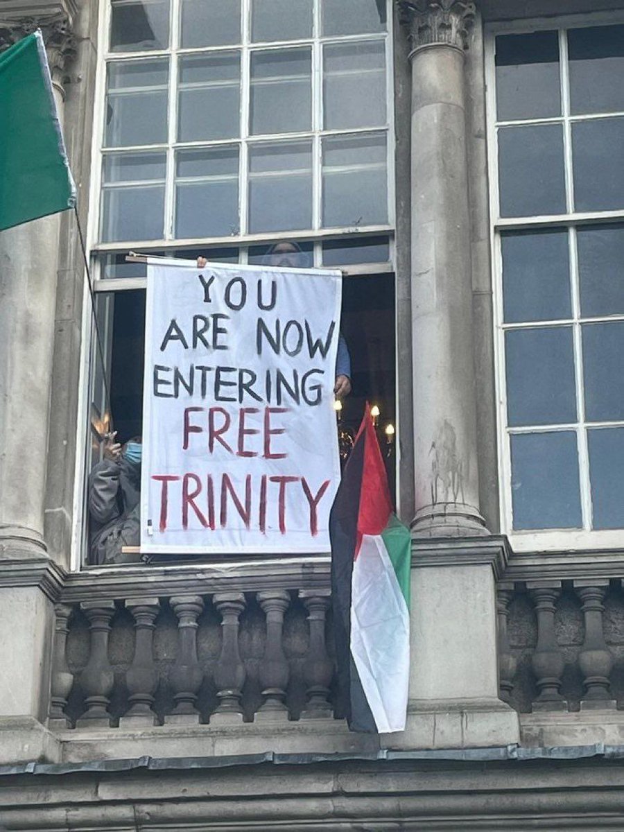 BREAKING: In a historic victory for Trinity College students in Dublin, Ireland, their institution commits to cutting ties with Israel.

🇮🇪🇵🇸