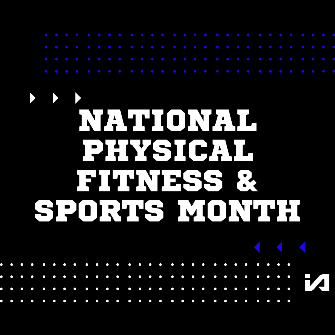 It's #NationalPhysicalFitnessandSportsMonth! Whether you're hitting the gym or heading to a game, there's no better time to celebrate your fitness goals and your favorite team. How are you celebrating physical fitness and sports this month?
