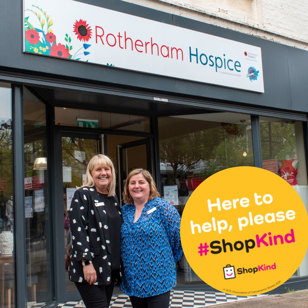 🙌 Join the movement of kind-hearted shoppers this #ShopKind week! 🌟 This week and beyond, we are urging everyone to Shop Kind in our charity shops. 🛍️✨ Find your closest store at rotherhamhospice.org.uk/retail