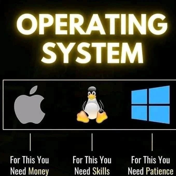 As a Windows user, I totally Agree✅ 
#SoftwareEngineering