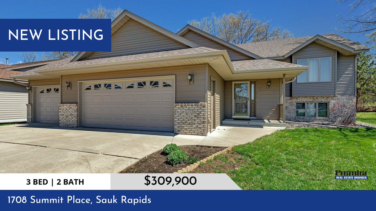 Welcome to this impeccably maintained 3 bedroom, 2 full bath home located in Sauk Rapids neighborhood. Tucked away on a quiet cul-de-sac, this residence boasts over 2200 finished sq. ft. of comfortable living space. Text... homeforsale.at/1708_SUMMIT_PL…