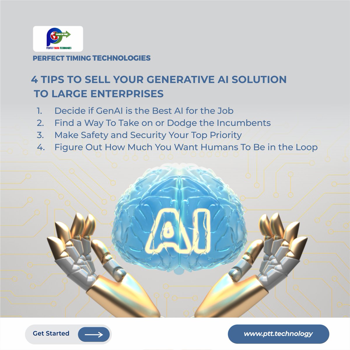 4 Tips To Sell Your Generative AI Solution To Large Enterprises

Read here: spiceworks.com/tech/artificia… 

#AI #GenerativeAI #EnterpriseTech #SalesStrategies #TechSales #ArtificialIntelligence #AIinEnterprises #TechInnovation #Business #PerfectTimingHolding #PerfectTimingTechnologies