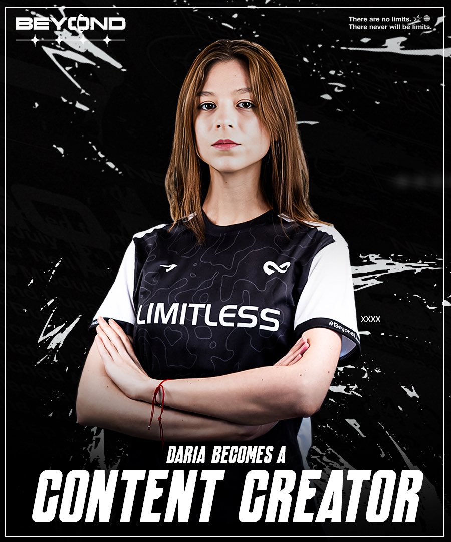 From slaying it on our CS2 team to slaying it on our content team 😎

Join us in welcoming @dariacsgo as our newest Content Creator 💙

Welcome to your next chapter ♾️

#BeyondLimits