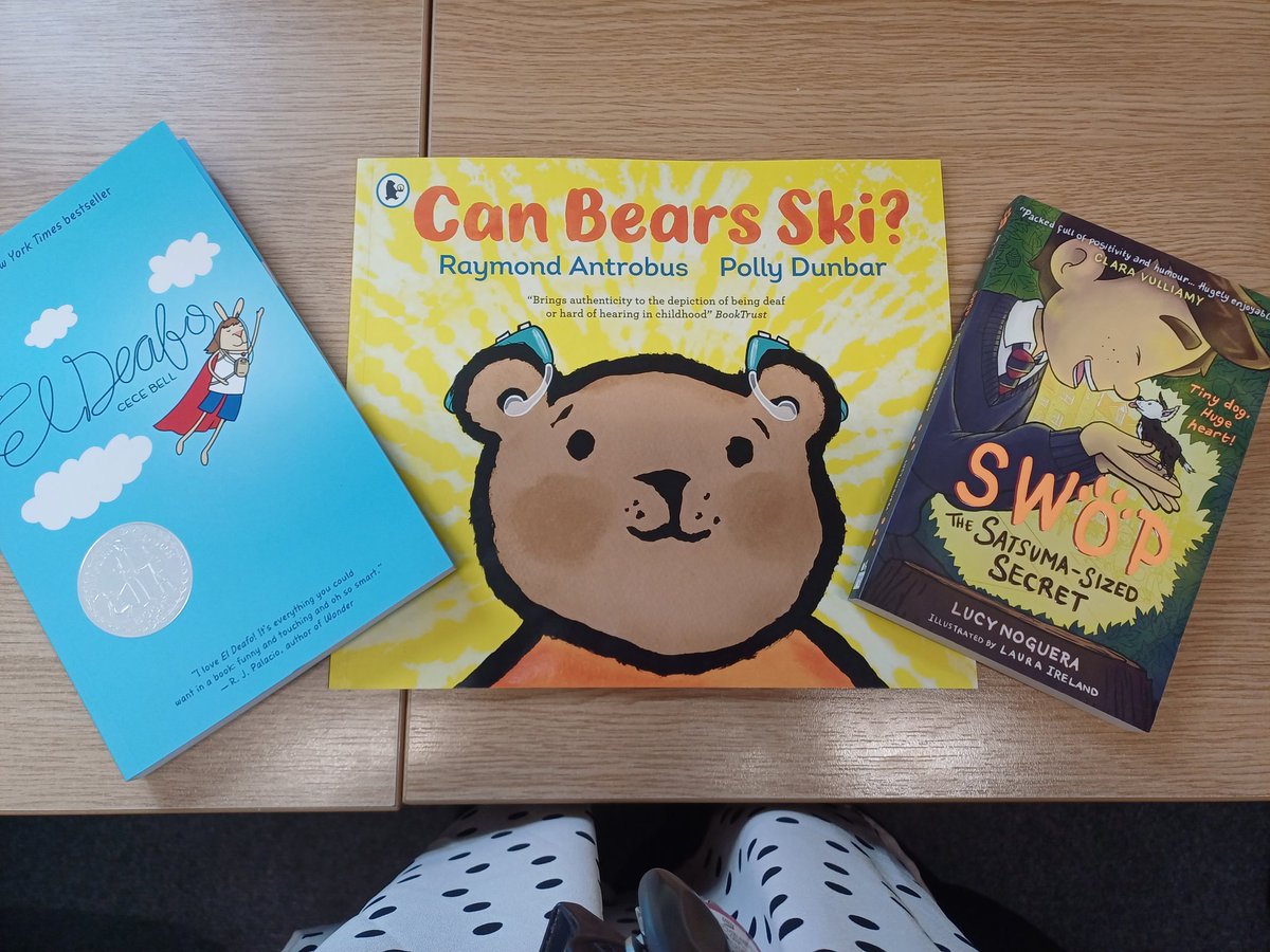 Its #DeafAwarenessWeek2024 so we decided to invest in some new books which include deaf characters.
@scottishbktrust @jen_grainge #ReadingSchools